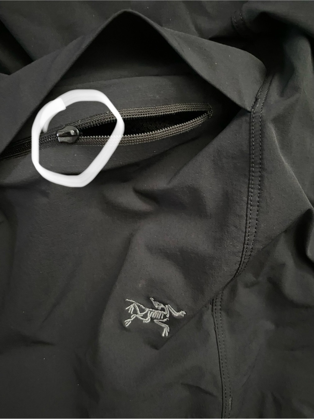 Arc'teryx Women's Sabria Black Hiking Athletic Shorts with Side Pockets - Picture 8 of 11